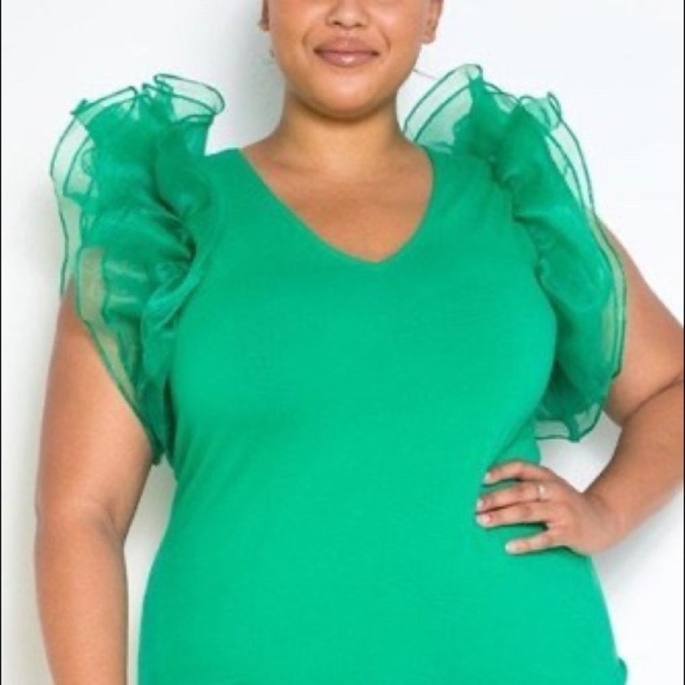 Green shirt